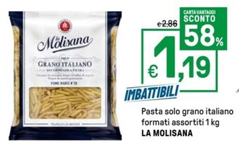 Iper La Grande Pasta solo grano italiano formati assortiti 1 kg LA MOLISANA offerta