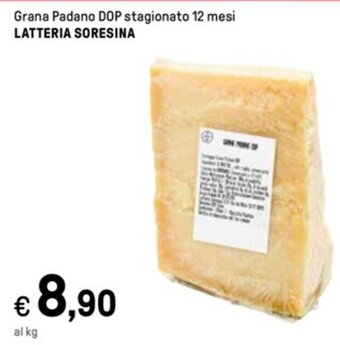 Iper La Grande Grana Padano DOP stagionato 12 mesi LATTERIA SORESINA offerta