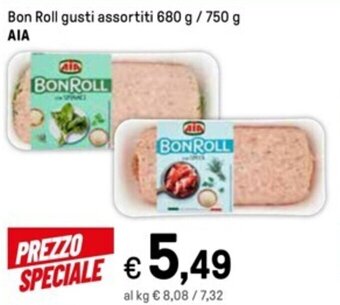 Iper La Grande Bon Roll gusti assortiti 680 g / 750 g AIA offerta