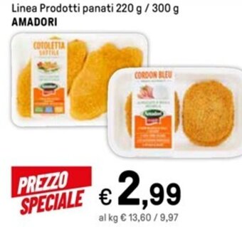 Linea Prodotti panati 220 g / 300 g AMADORI