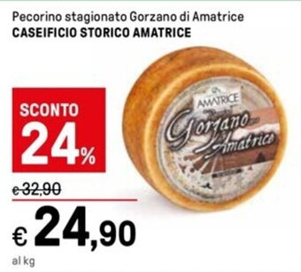 Iper La Grande Pecorino stagionato Gorzano di Amatrice CASEIFICIO STORICO AMATRICE offerta