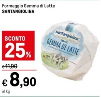 Iper La Grande Formaggio Gemma di Latte SANTANGIOLINA offerta