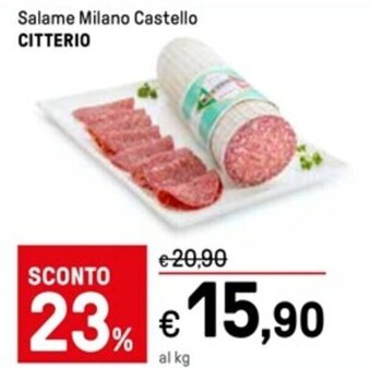 Iper La Grande Salame Milano Castello CITTERIO offerta