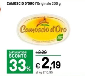 Iper La Grande CAMOSCIO D'ORO l'Originale 200 g offerta
