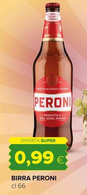 Tigre BIRRA PERONI cl 66 offerta