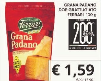 GRANA PADANO DOP GRATTUGIATO FERRARI 100 g