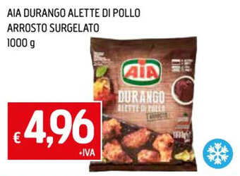 IperFamila AIA DURANGO ALETTE DI POLLO ARROSTO SURGELATO 1000 g offerta