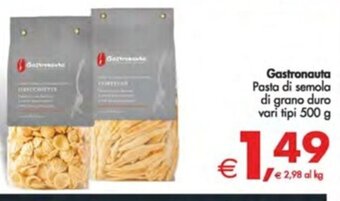 Gastronauta Pasta di semola di grano duro vari tipi 500 g