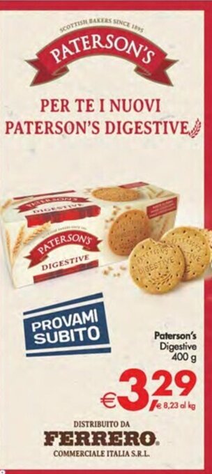 Paterson's Digestive 400 g