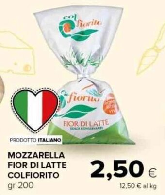 Tigre MOZZARELLA FIOR DI LATTE COLFIORITO gr 200 offerta