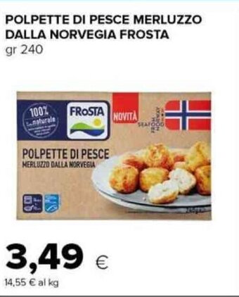 Tigre POLPETTE DI PESCE MERLUZZO DALLA NORVEGIA FROSTA gr 240 offerta