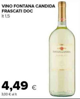 Tigre VINO FONTANA CANDIDA FRASCATI DOC lt 1,5 offerta