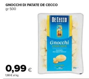 Tigre GNOCCHI DI PATATE DE CECCO gr 500 offerta