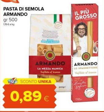 PASTA DI SEMOLA ARMANDO gr 500