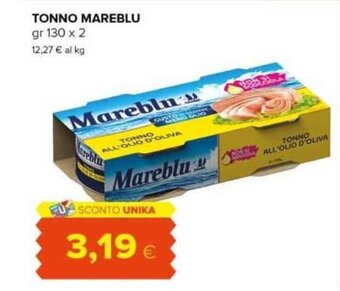 Tigre TONNO MAREBLU gr 130 x 2 offerta