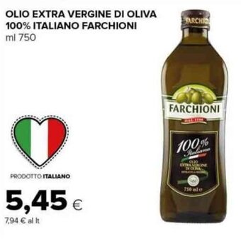 Tigre OLIO EXTRA VERGINE DI OLIVA 100% ITALIANO FARCHIONI ml 750 offerta