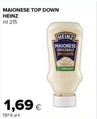 Tigre MAIONESE TOP DOWN HEINZ ml 215 offerta