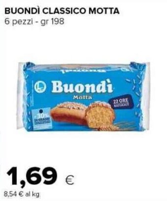 Tigre BUONDÌ CLASSICO MOTTA 6 pezzi - gr 198 offerta
