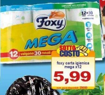 foxy carta igienica mega x12