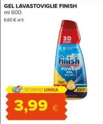Tigre GEL LAVASTOVIGLIE FINISH ml 600 offerta