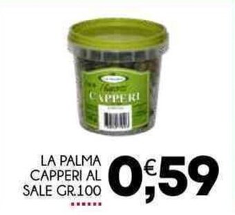Enne Market LA PALMA CAPPERI AL SALE GR.100 offerta