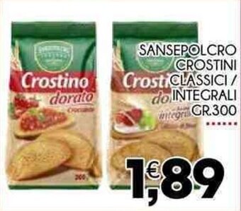 SANSEPOLCRO CROSTINI CLASSICI/ INTEGRALI GR.300