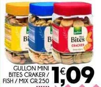 Enne Market GULLON MINI BITES CRAKER / FISH / MIX GR.250 offerta