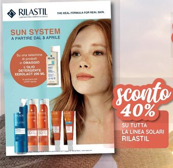 Coop SU TUTTA LA LINEA SOLARI RILASTIL offerta