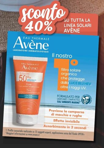 Coop SU TUTTA LA LINEA SOLARI AVÈNE offerta