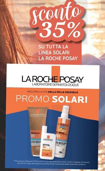 Coop SU TUTTA LA LINEA SOLARI LA ROCHE POSAY offerta