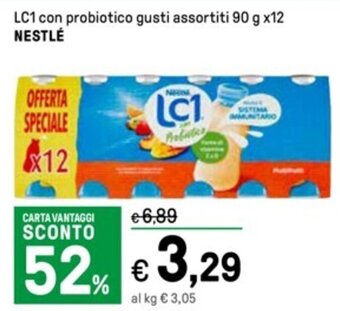 LC1 con probiotico gusti assortiti 90 g x12 NESTLÉ