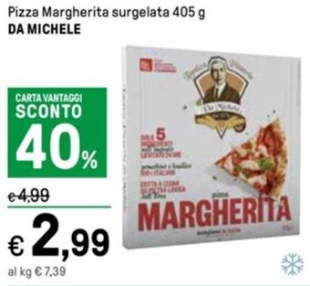Iper La Grande Pizza Margherita surgelata 405 g DA MICHELE offerta