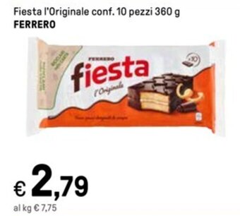 Fiesta l'Originale conf. 10 pezzi 360 g FERRERO