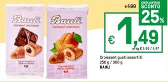 Croissant gusti assortiti 250 g / 300 g BAULI