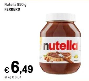 Iper La Grande Nutella 950 g FERRERO offerta
