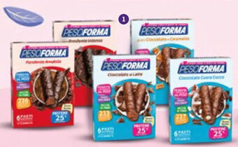Famila Superstore PESOFORMA barrette al cioccolato gusti assortiti sostitutivo del pasto pz 12 x g 31 offerta