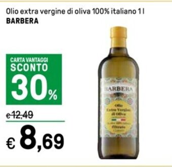 Iper La Grande Olio extra vergine di oliva 100% italiano 1 l BARBERA offerta