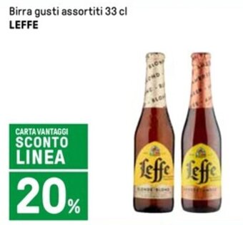 Iper La Grande Birra gusti assortiti 33 cl LEFFE offerta