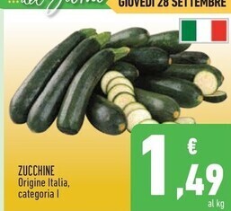 Conad Zucchine offerta