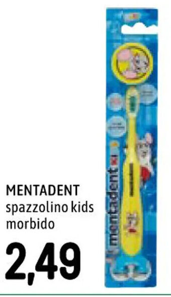 MENTADENT spazzolino kids morbido