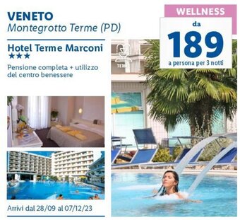 Lidl Viaggi Hotel Terme Marconi offerta