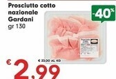 DeSpar Express Gardani prosciutto cotto nazionale offerta