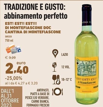 Conad City Montefiascone est! est! est! doc offerta