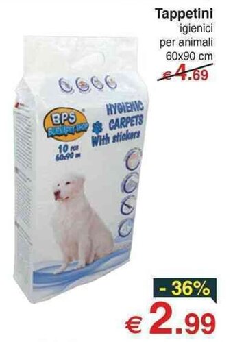 Tappetini igienici per animali 60x90 cm