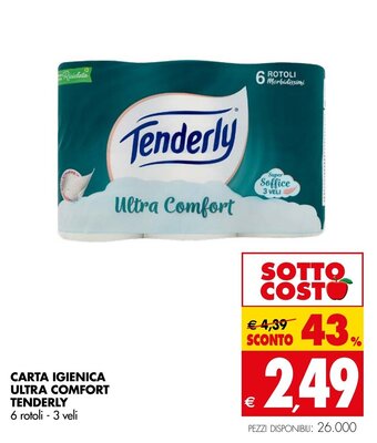 Tigros CARTA IGIENICA ULTRA COMFORT TENDERLY offerta