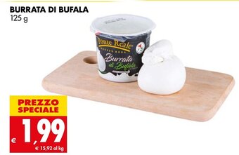 Tigros BURRATA DI BUFALA 125 g offerta