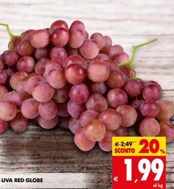 Tigros UVA RED GLOBE offerta