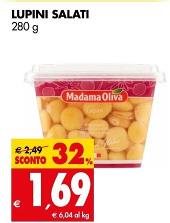Tigros LUPINI SALATI 280 g offerta