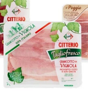Tigros PROSCIUTTO COTTO PROSCIUTTO CRUDO TAGLIO FRESCO TAGLIO FRESCO CITTERIO CITTERIO 110 g offerta
