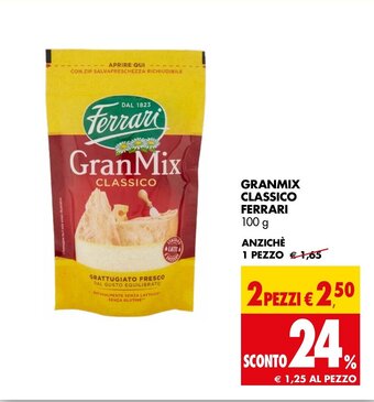Tigros GRANMIX CLASSICO FERRARI 100 g offerta